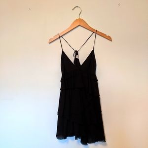 Aritzia Wilfred Tiered Silk Tank Top